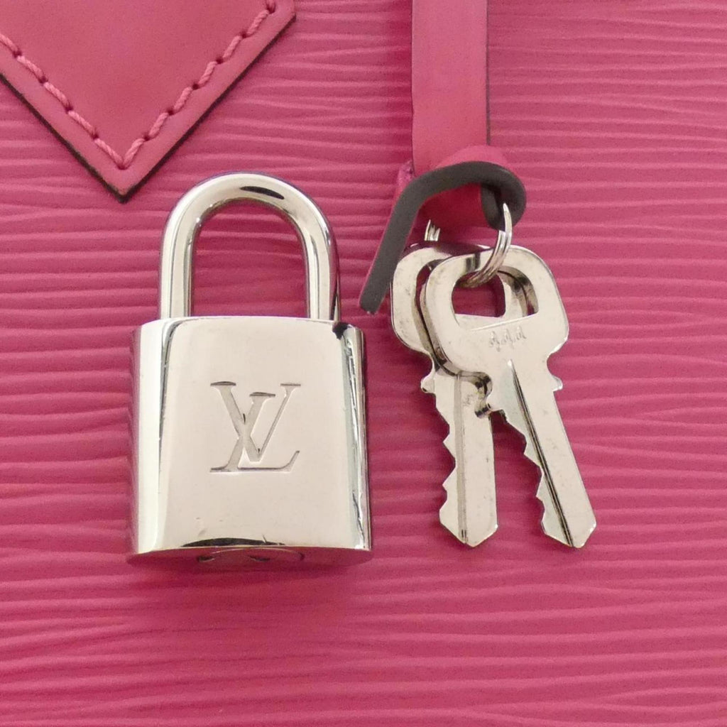 Louis Vuitton Fuchsia Pink Leather Handbag