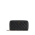 Chanel Black Grained Calfskin Long Wallet (Bi-Fold)