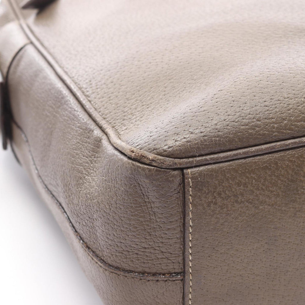 Prada Brown Leather Shoulder Bag