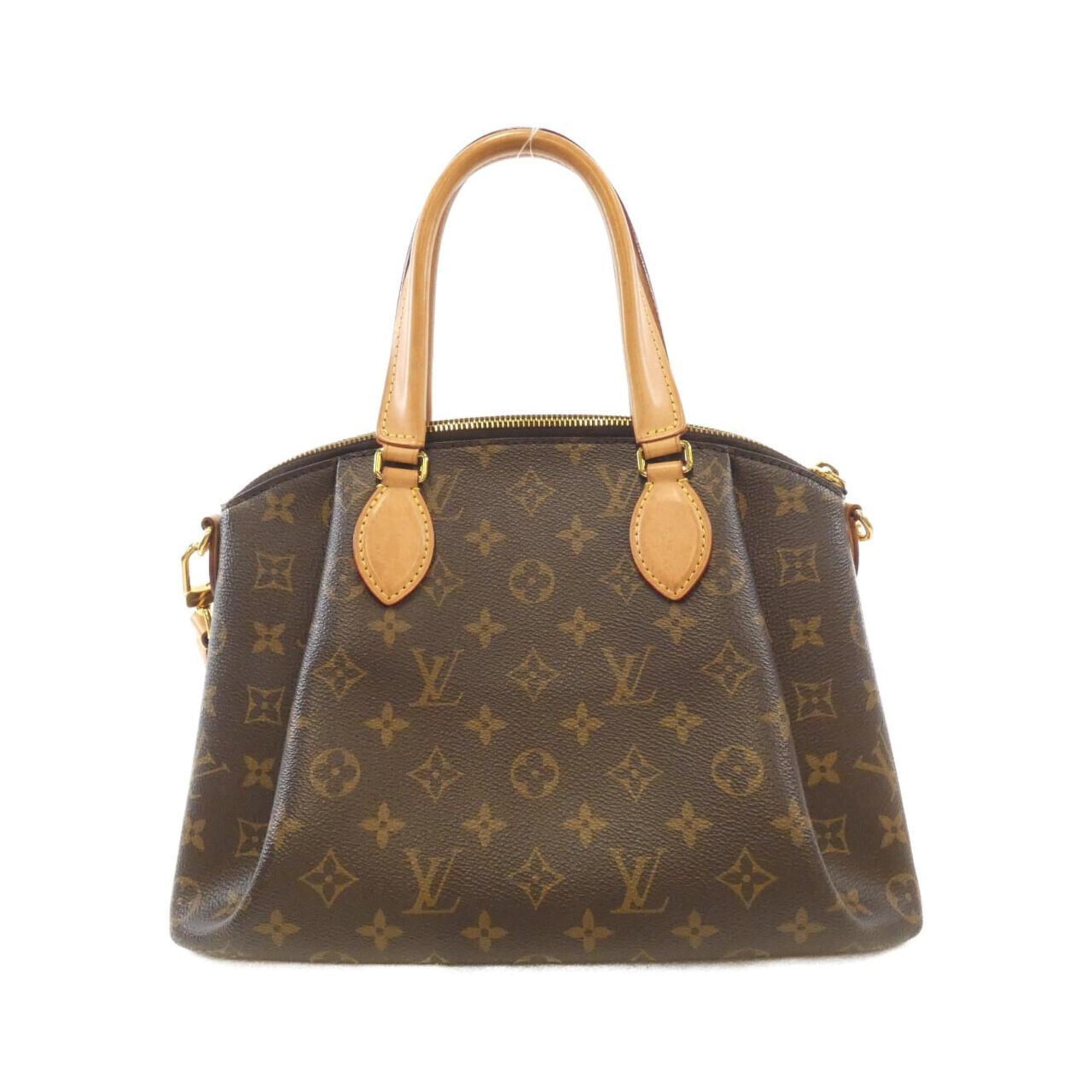 Louis Vuitton Marron Coated Canvas Handbag