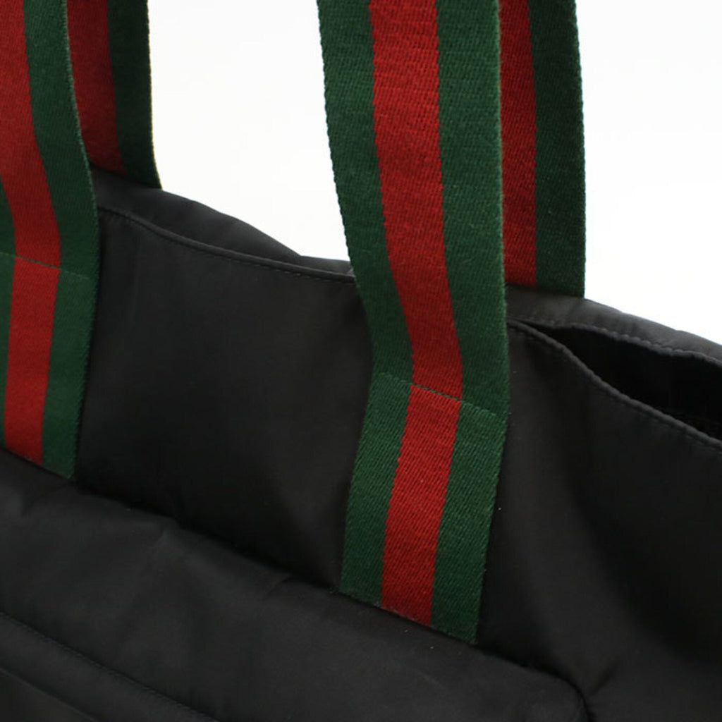 Gucci Black Nylon Tote Bag (Pre-Owned)