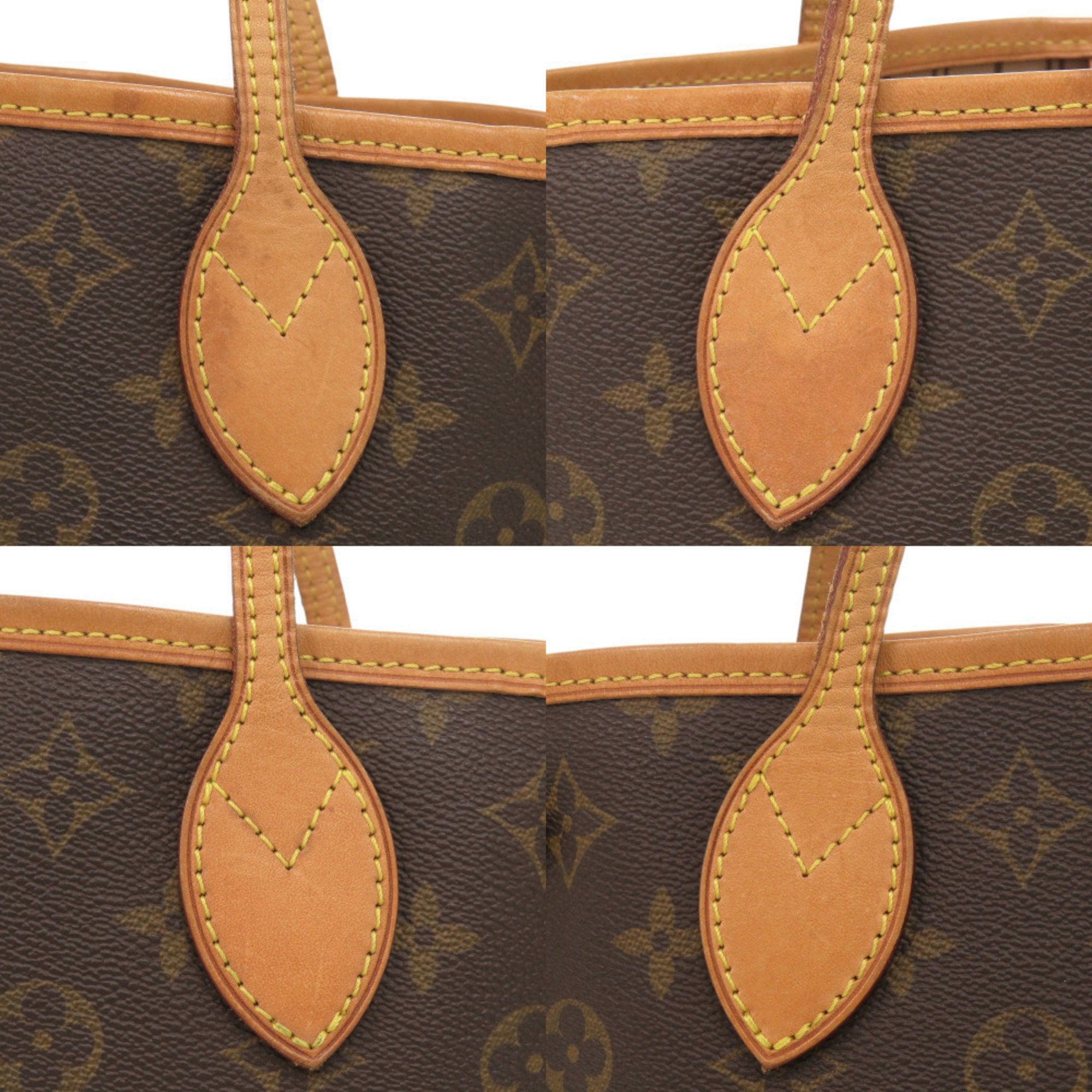Louis Vuitton Beige Monogram Canvas Tote Bag