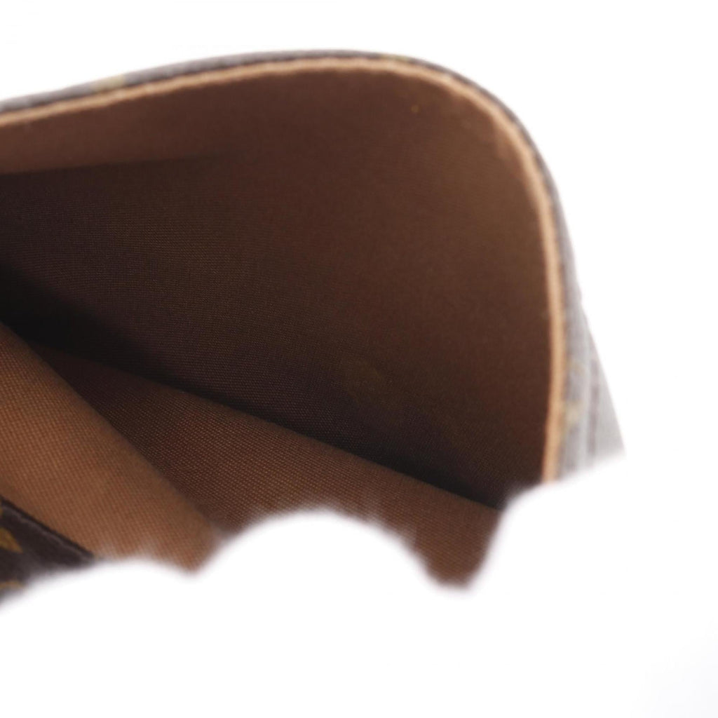 Louis Vuitton Monogram Brown Coated Canvas Leather Shoulder Bag