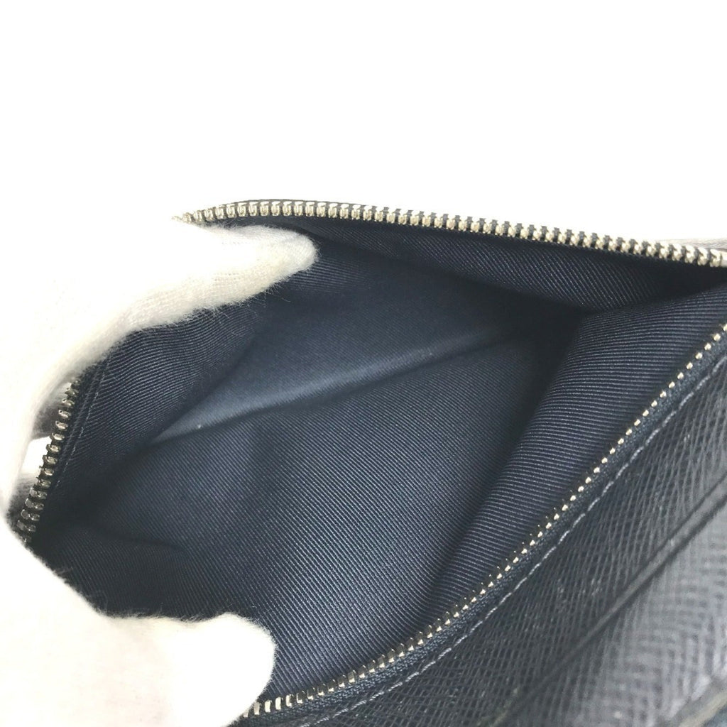 Louis Vuitton Navy Navy Blue Taiga Leather Clutch Bag Pochette Pouch