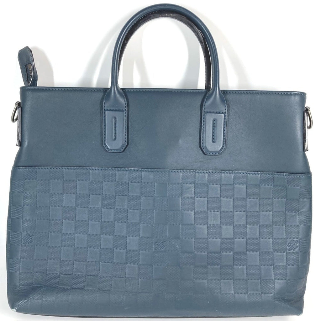 Louis Vuitton Cosmos Navy Damier Infini Shoulder Bag Tote Bag