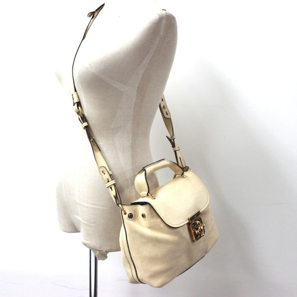 Chloé Beige Leather Shoulder Bag (Pre-Owned)