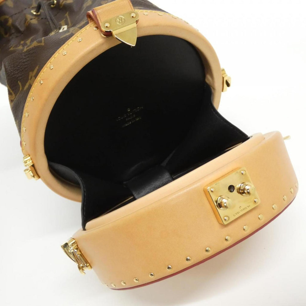 Louis Vuitton Marron Coated Canvas Handbag