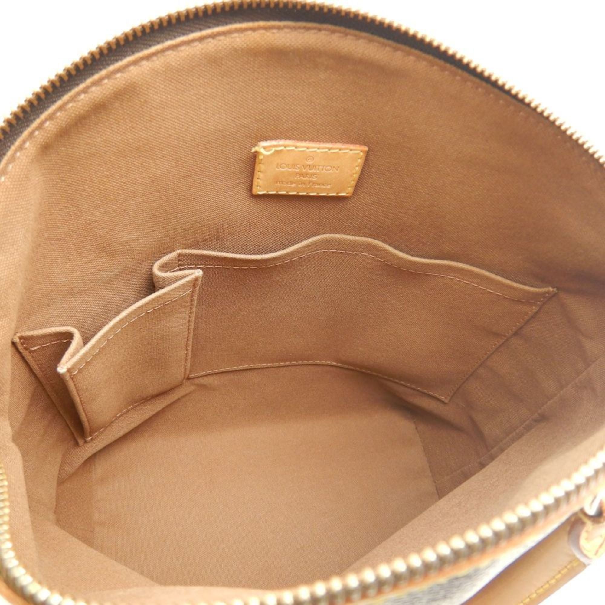 Louis Vuitton Brown Pvc Handbag