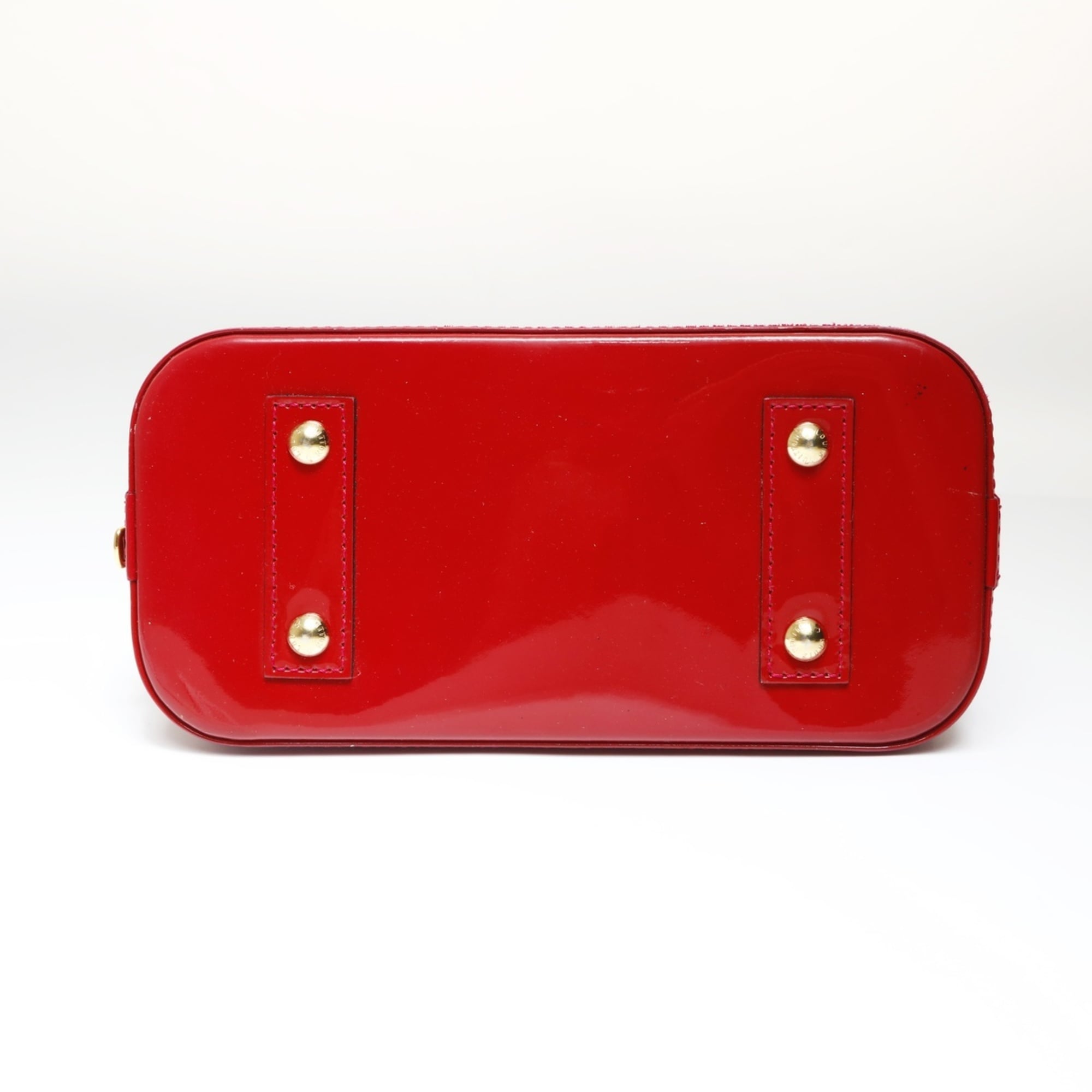 Louis Vuitton Monogram Vernis Red Color Handbag