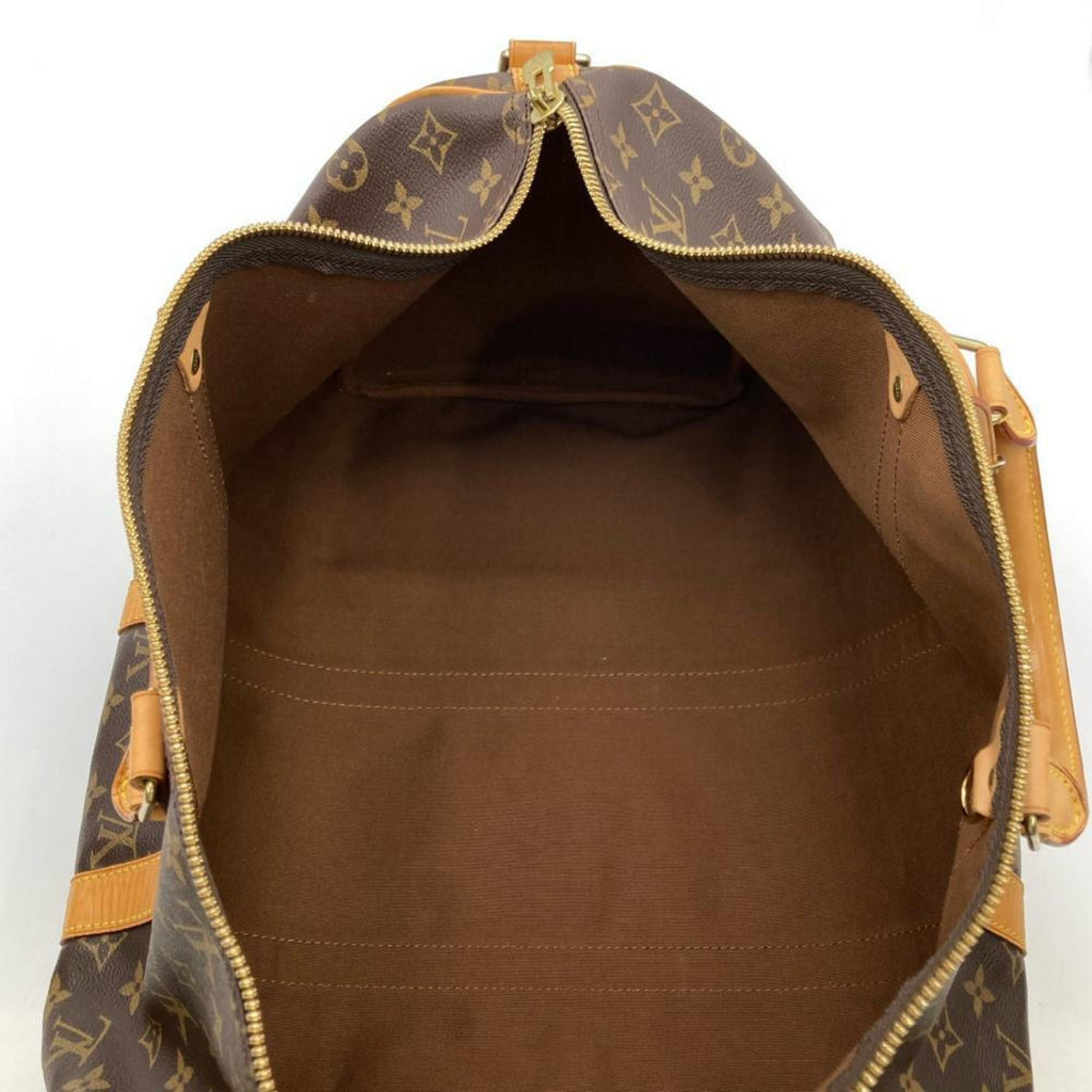 Louis Vuitton Monogram Brown Monogram Leather Boston Bag