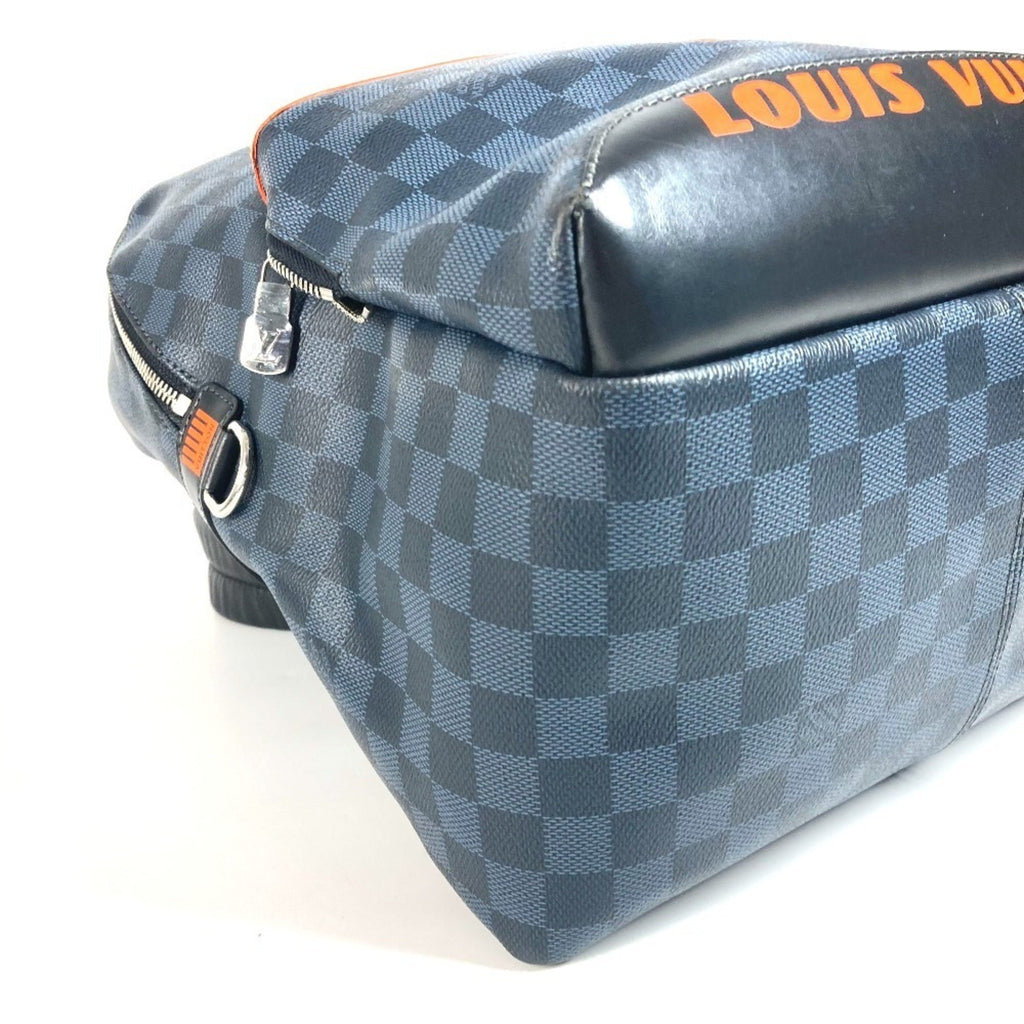 Louis Vuitton Damier Cobalt Navy Orange Backpack
