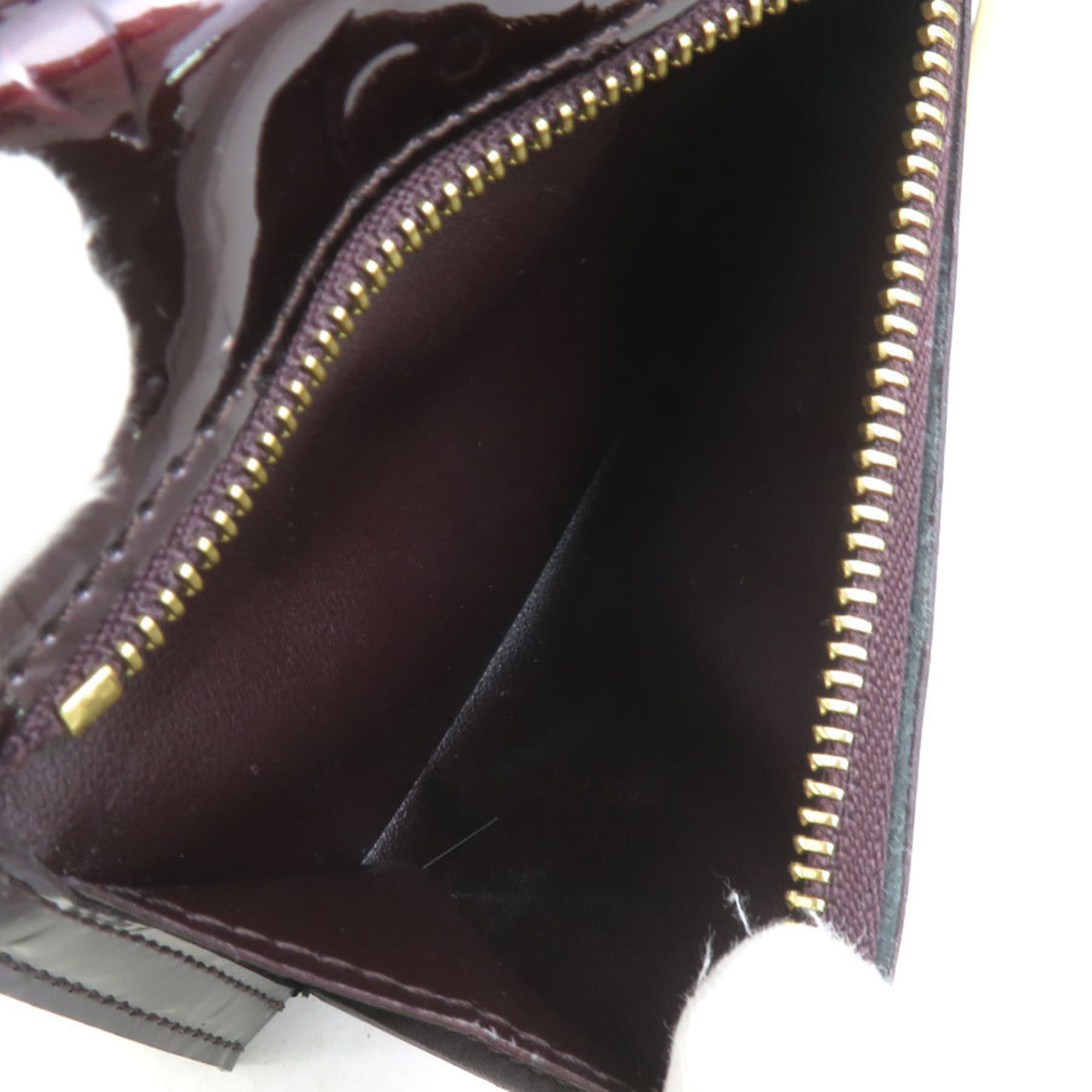 Louis Vuitton Monogram Vernis Amarante Monogram Vernis Wallet (Tri-Fold)