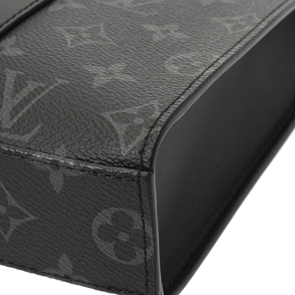 Louis Vuitton Black Gray Monogram Eclipse Canvas Handbag