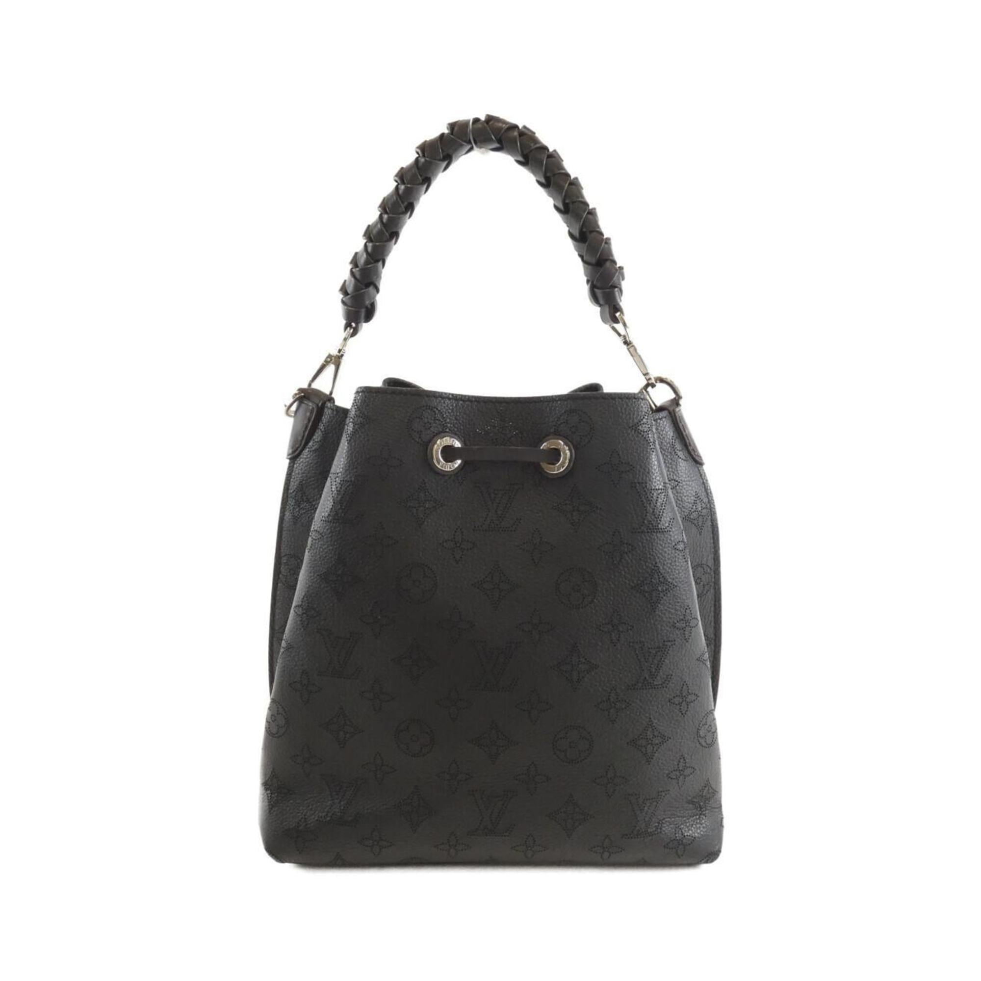 Louis Vuitton Black Leather Shoulder Bag