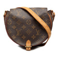 Louis Vuitton Brown Pvc Leather Shoulder Bag