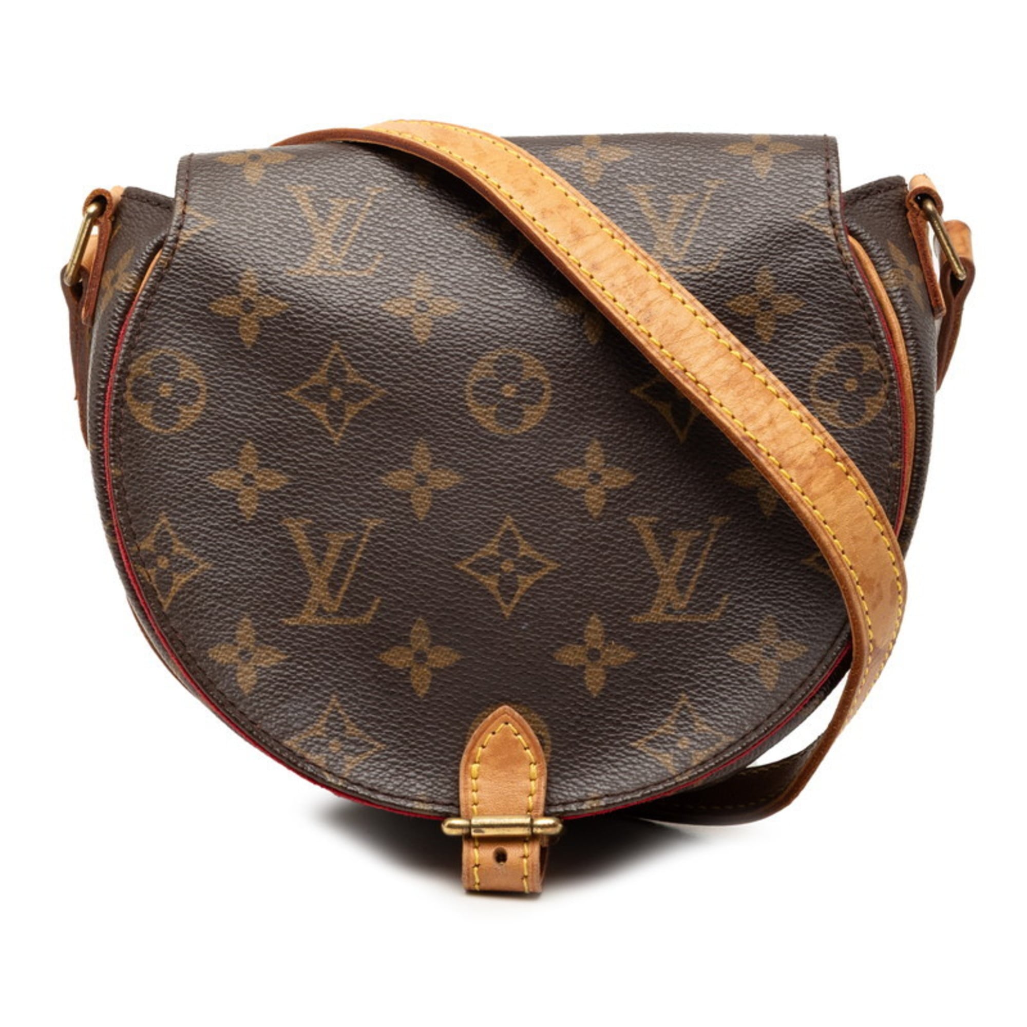 Louis Vuitton Brown Pvc Leather Shoulder Bag