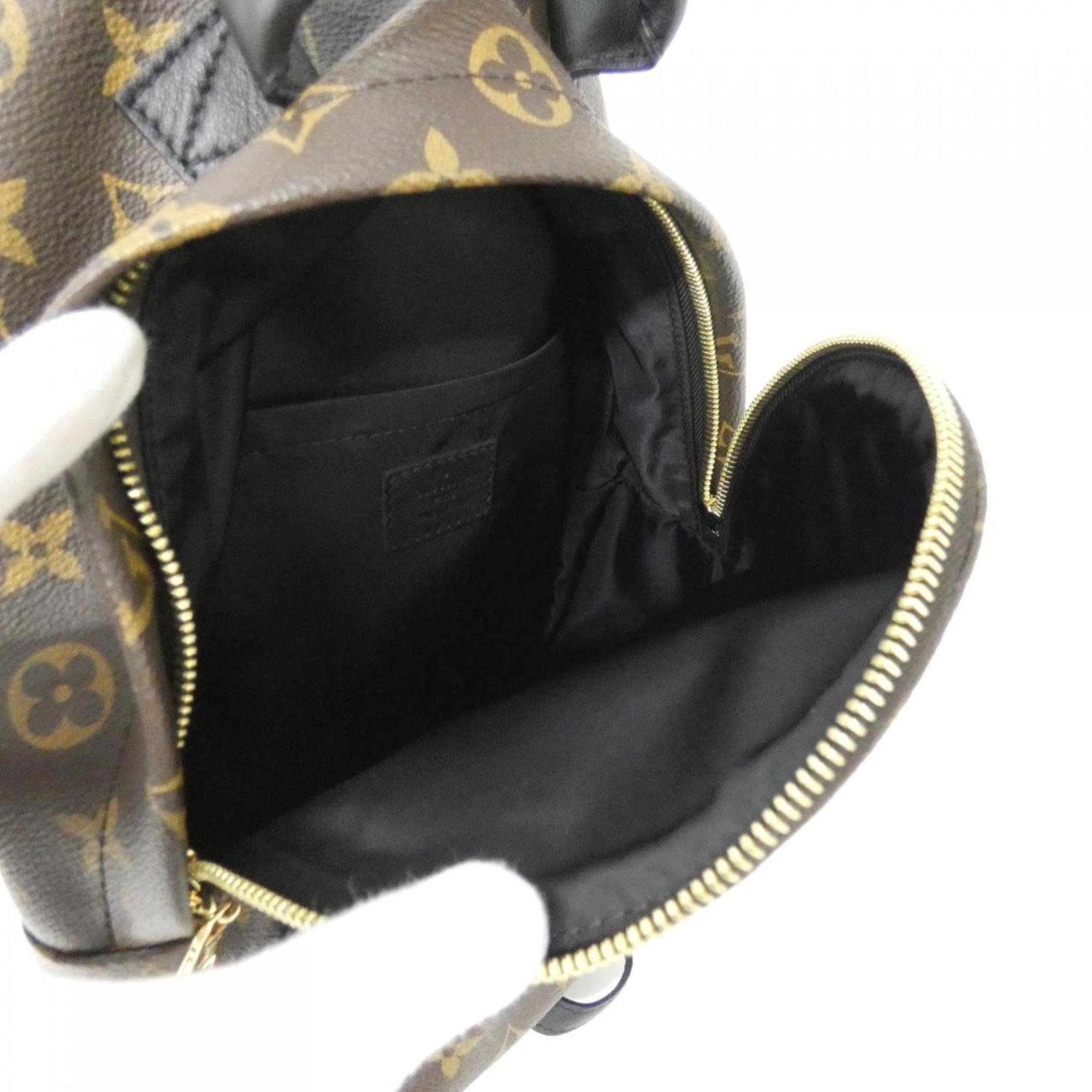 Louis Vuitton Brown Coated Canvas Backpack
