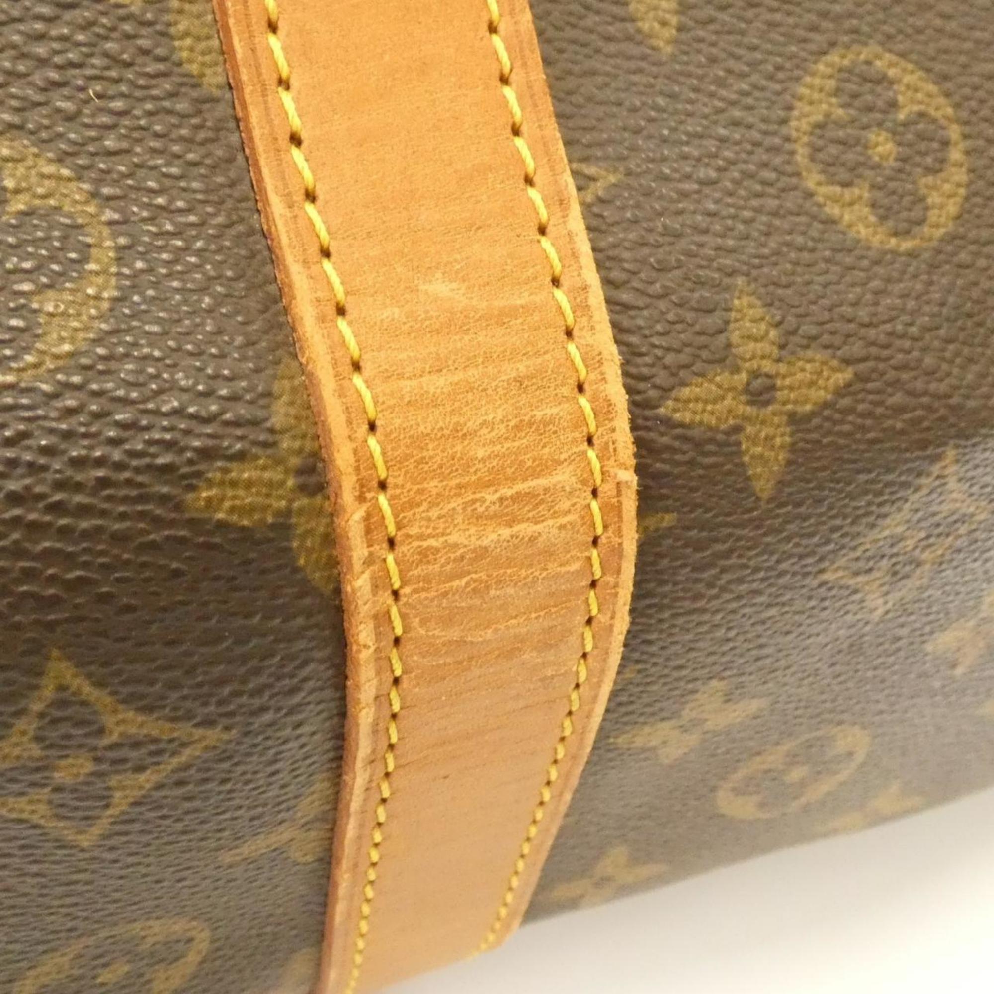 Louis Vuitton Monogram Marron Coated Canvas Boston Bag