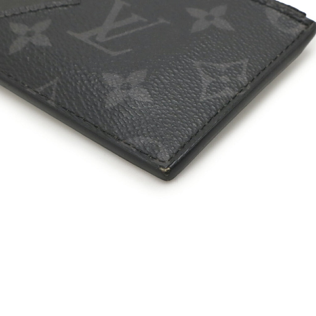 Louis Vuitton Noir Taiga Leather Monogram Eclipse Coin Purse/Coin Case