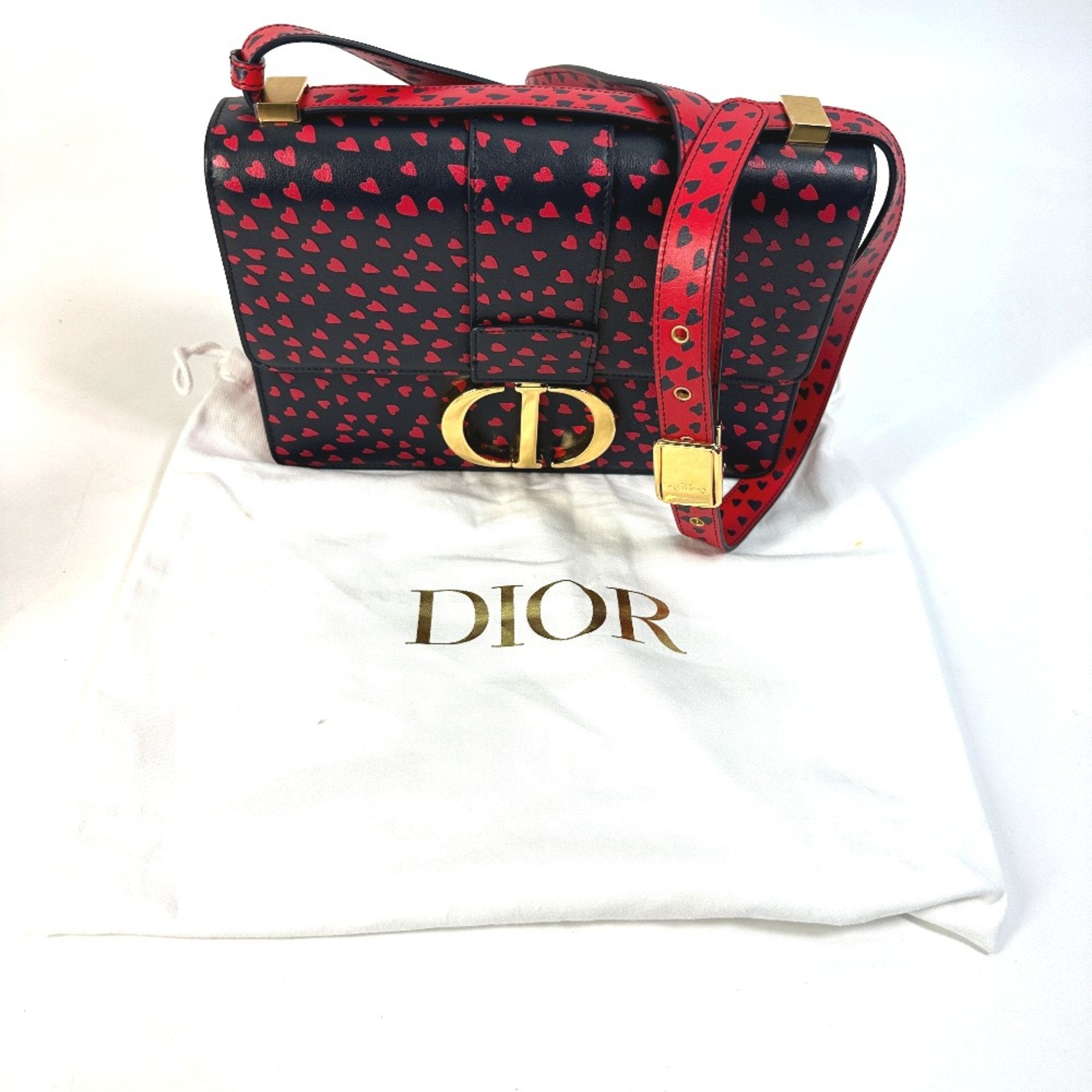 Christian Dior Black Leather Shoulder Bag (Pre-Owned)