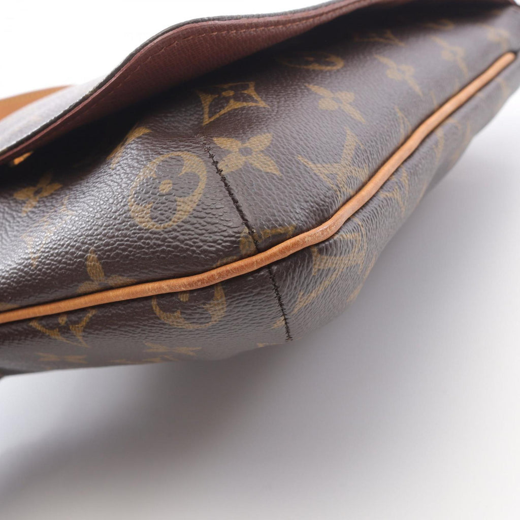 Louis Vuitton Brown Coated Canvas Pvc Leather Monogram Shoulder Bag