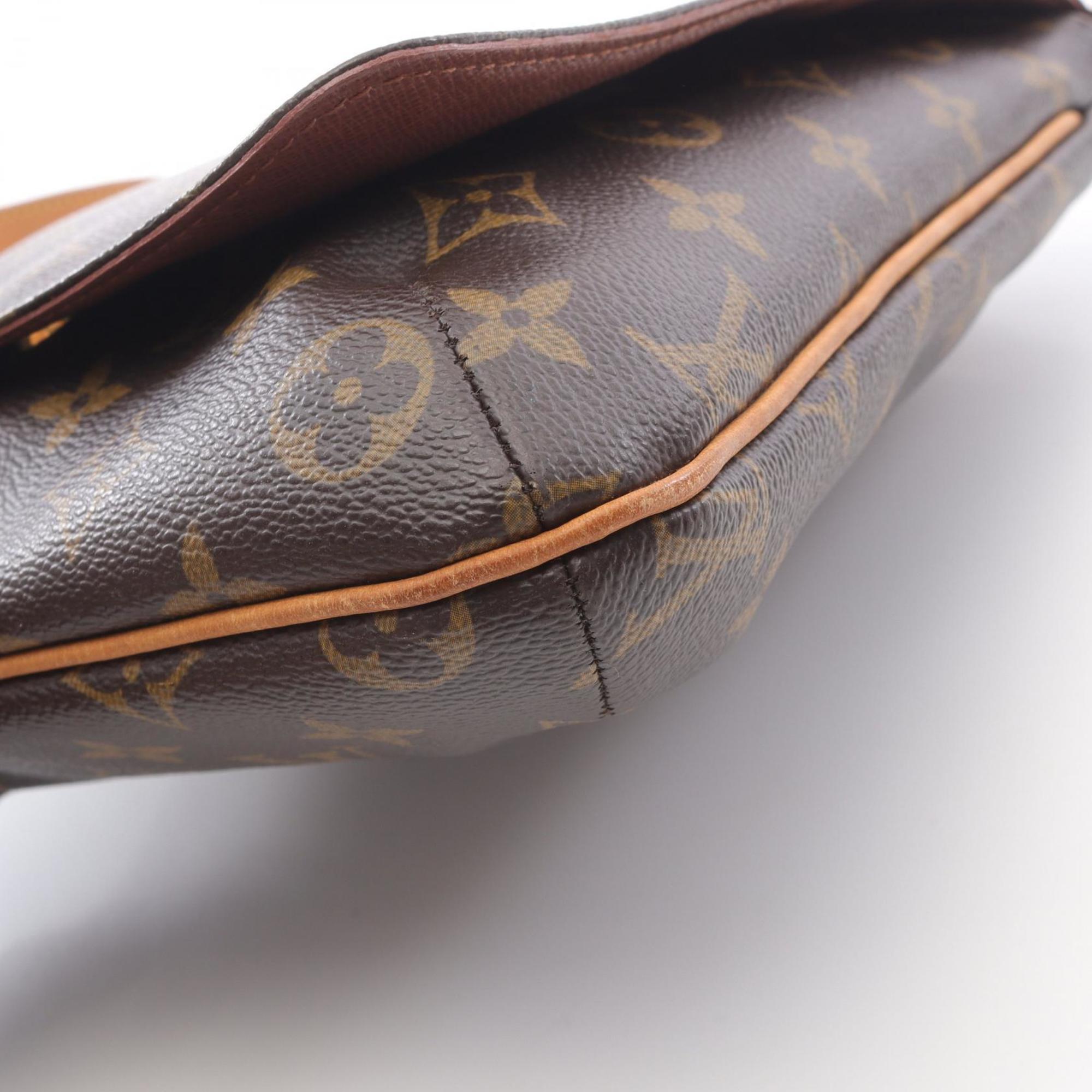 Louis Vuitton Brown Coated Canvas Pvc Leather Monogram Shoulder Bag