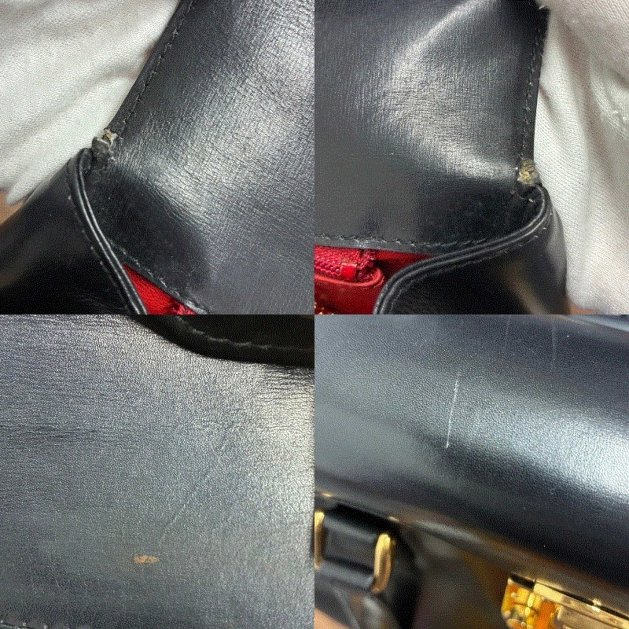 Gucci Black Leather Handbag (Pre-Owned)
