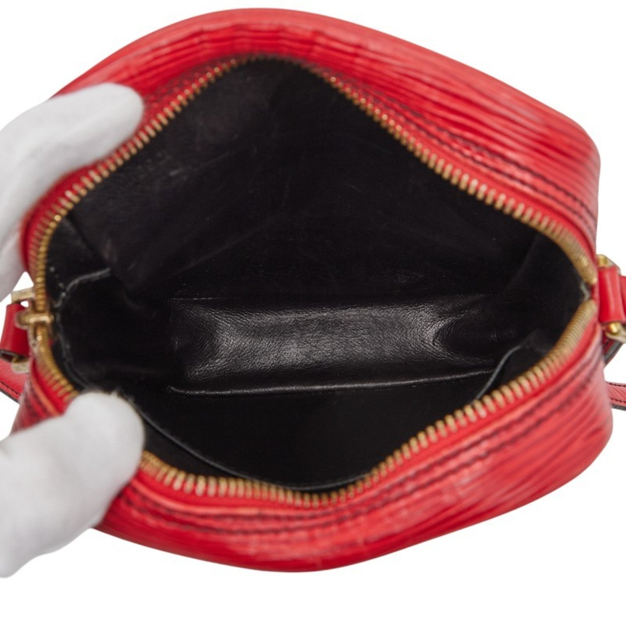 Louis Vuitton Castilian Red Leather Shoulder Bag