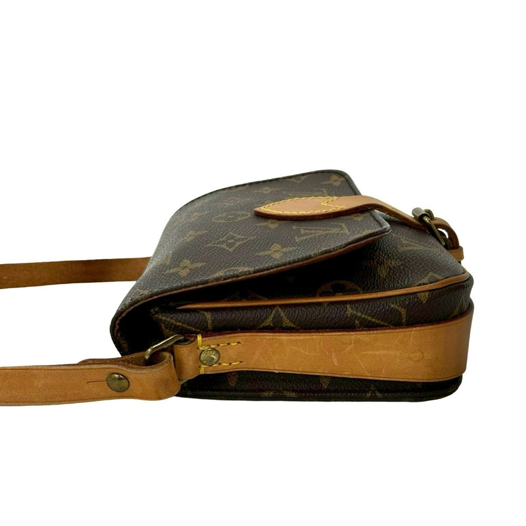 Louis Vuitton Brown Leather Pvc Pochette Shoulder Bag