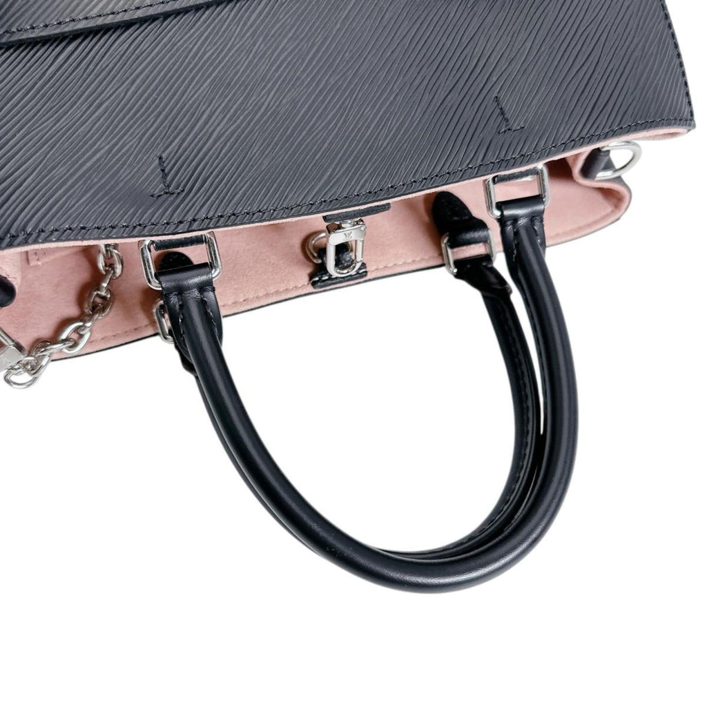 Louis Vuitton Black Epi Leather Handbag Pouch
