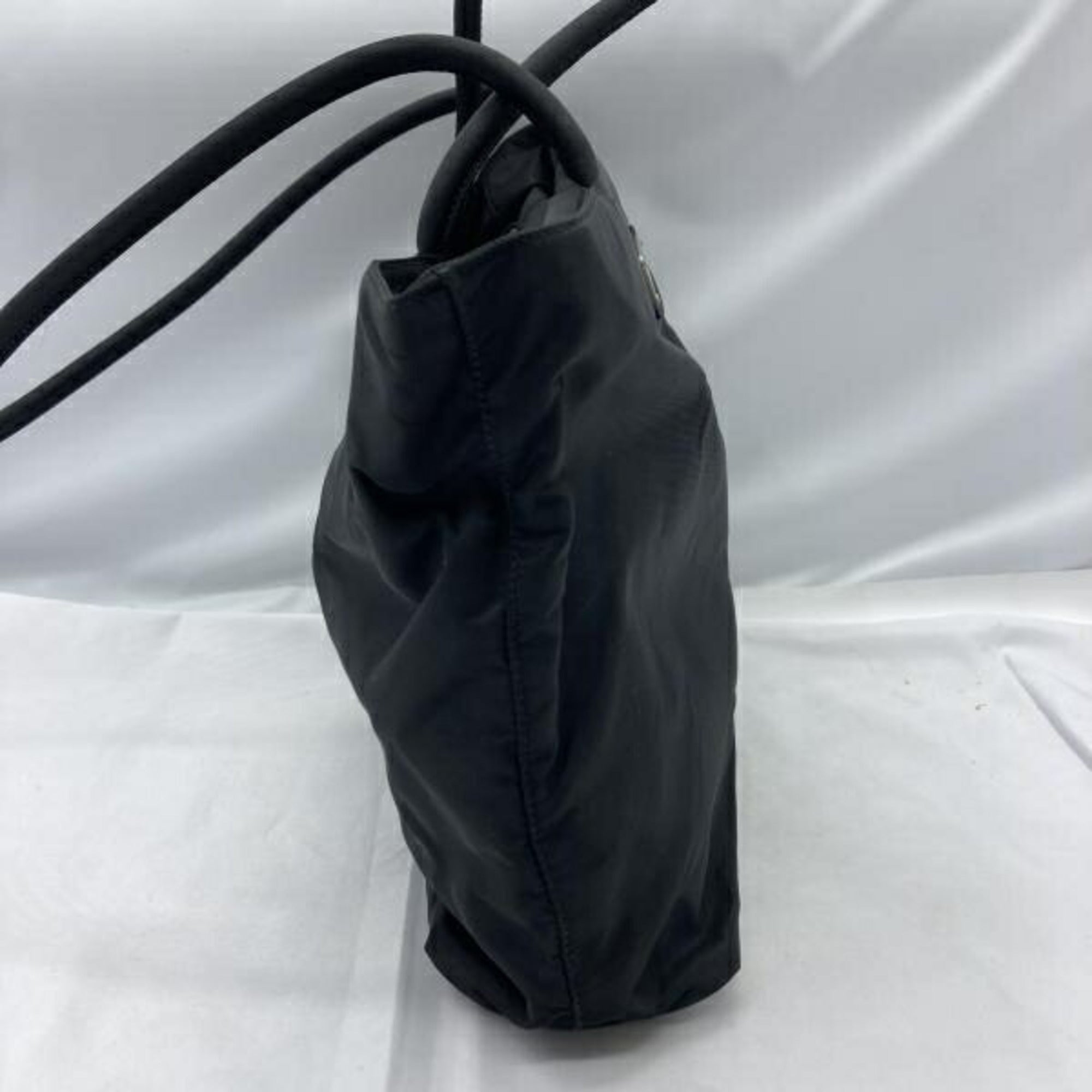 Prada Black Nero Tessuto Attaché Case Shoulder Bag