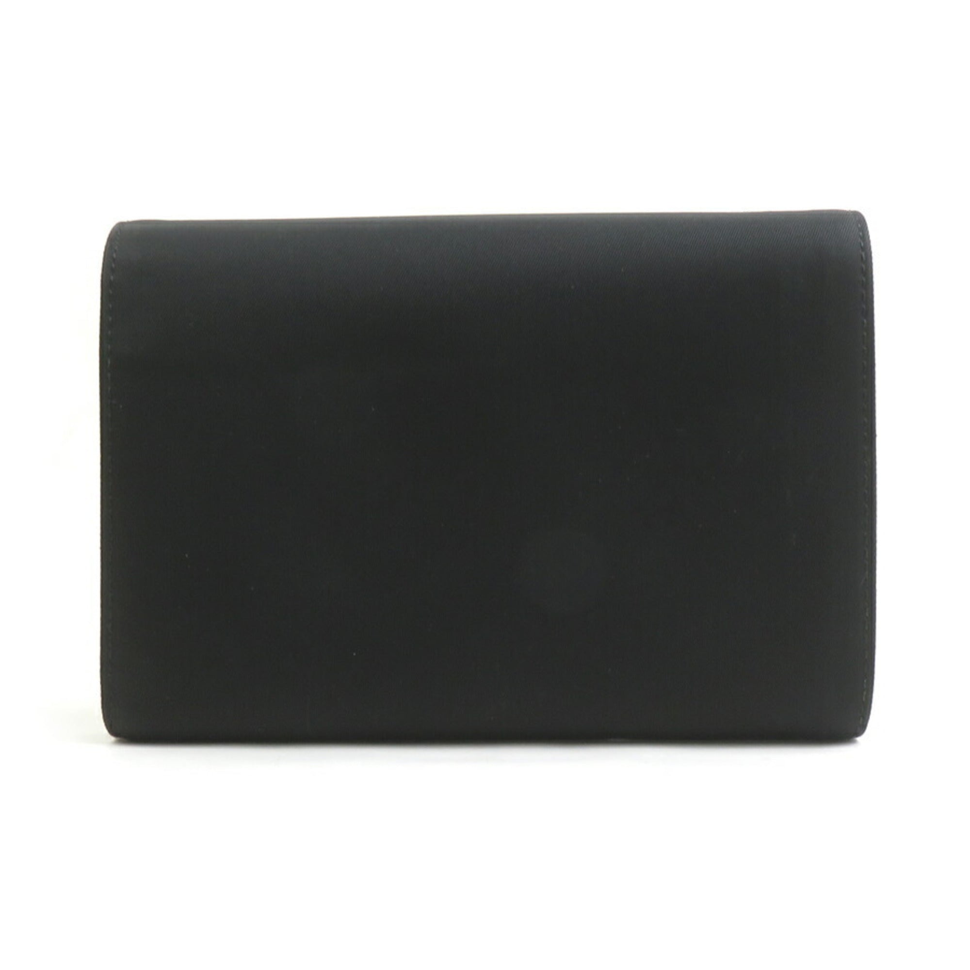 Prada Black Nylon Wallet (Tri-Fold)