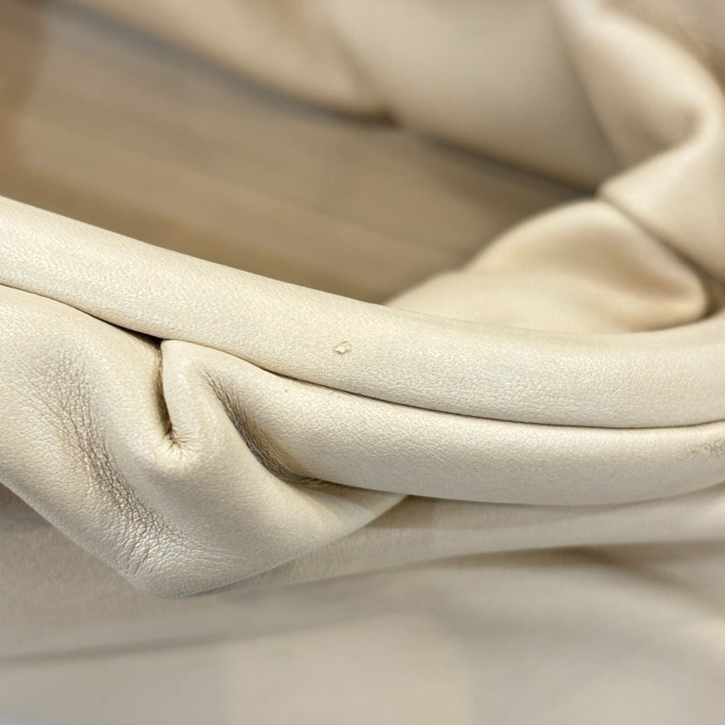 Bottega Veneta Ivory Leather Shoulder Bag
