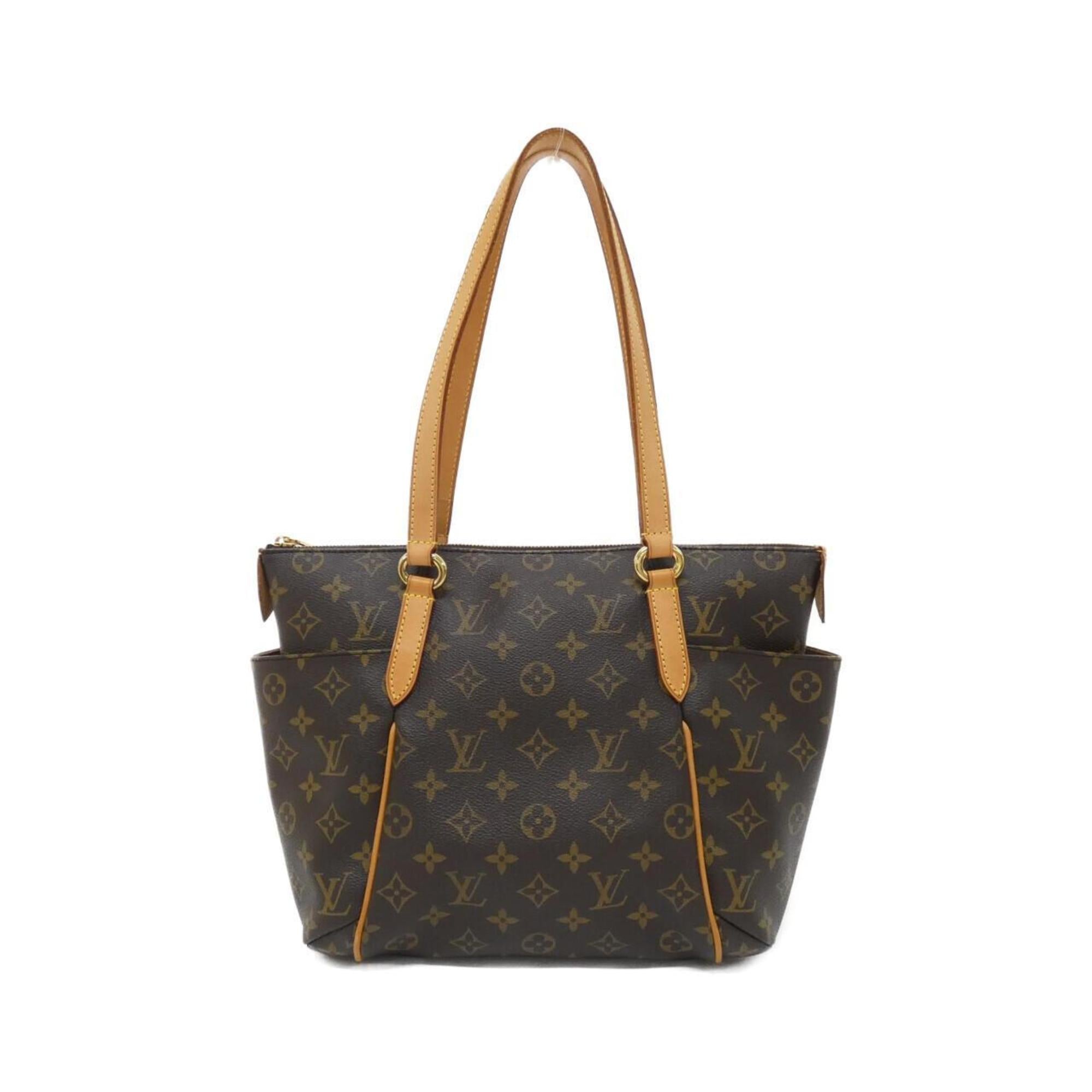 Louis Vuitton Marron Coated Canvas Handbag