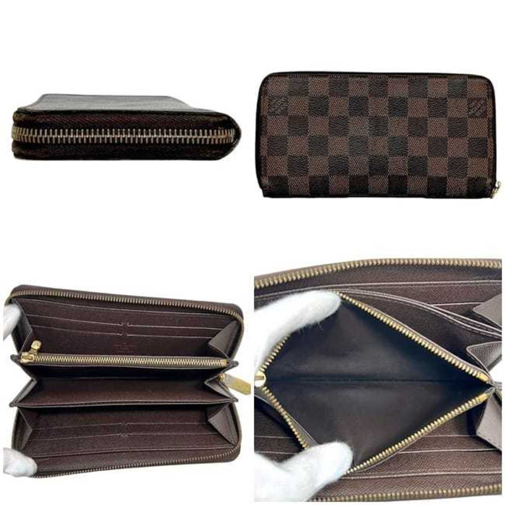 Louis Vuitton Damier Brown Damier Canvas Ebene Damier Canvas Coin Purse/Coin Case