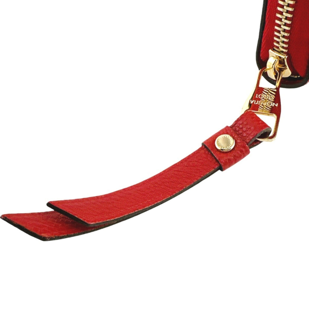 Louis Vuitton Red Color Monogram Empreinte Long Wallet