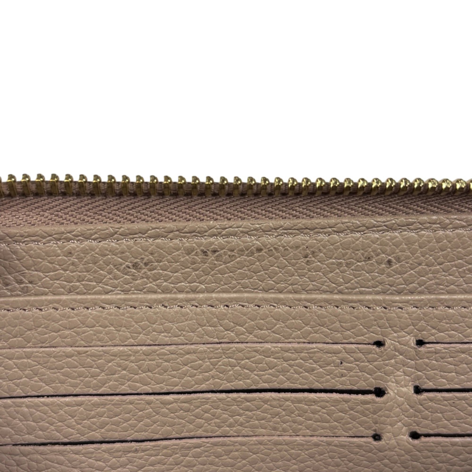 Louis Vuitton Cream Tourterelle Monogram Long Wallet