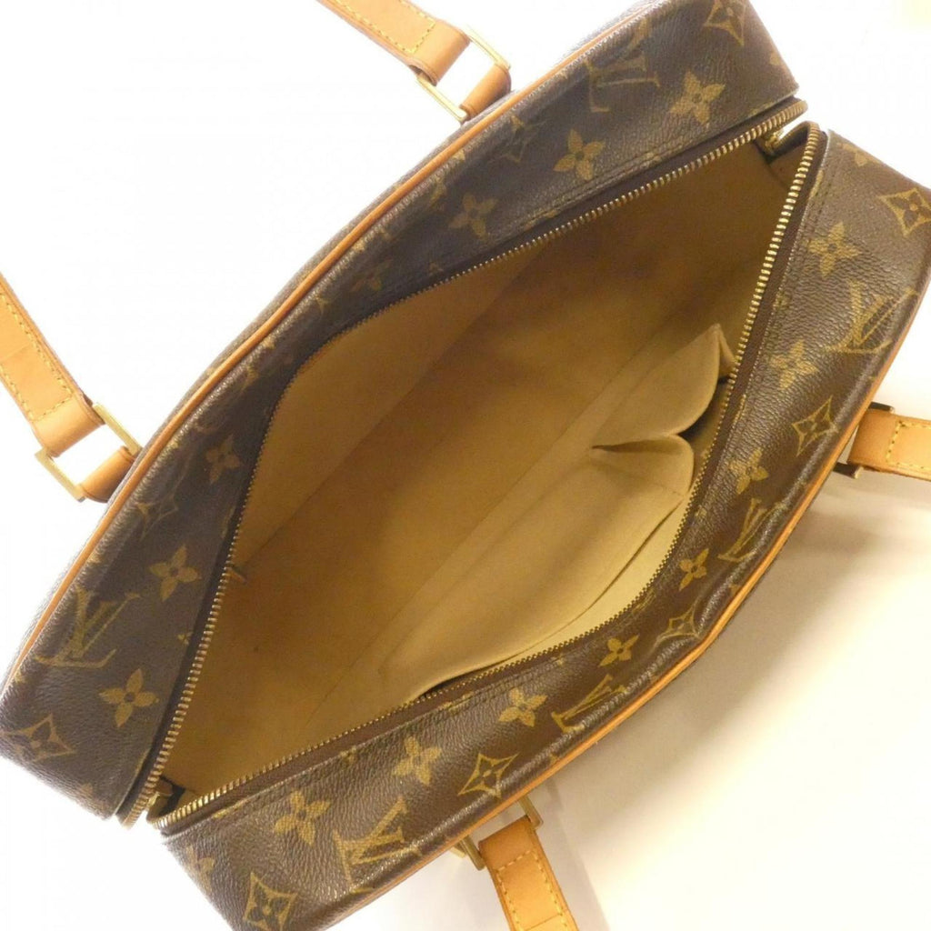 Louis Vuitton Brown Coated Canvas Shoulder Bag