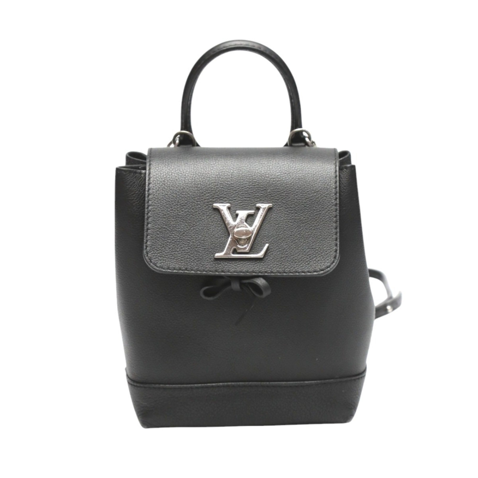 Louis Vuitton Black Noir Leather Backpack