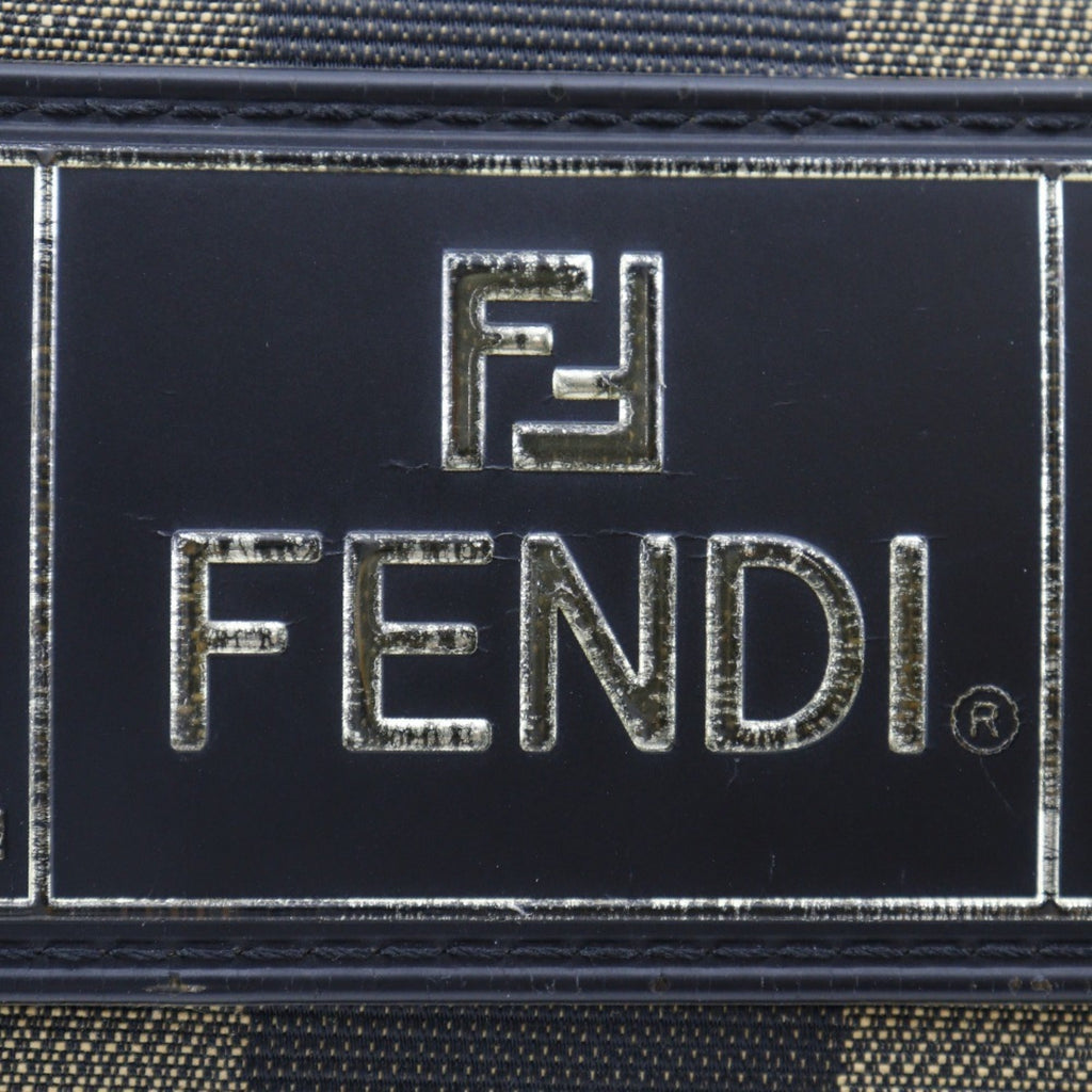 Fendi Brown Nylon Canvas Fanny Pack