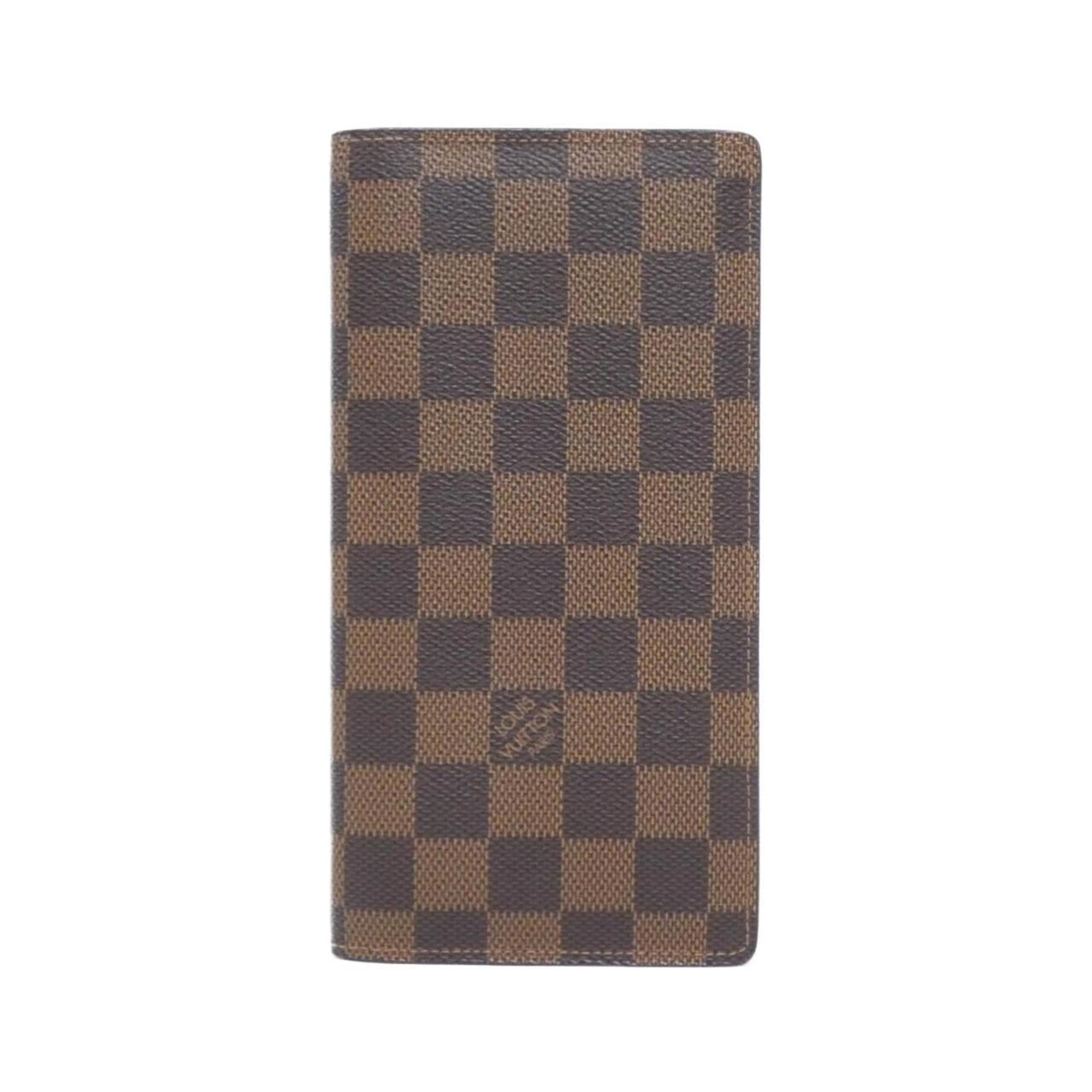 Louis Vuitton Brown Coated Canvas Long Wallet