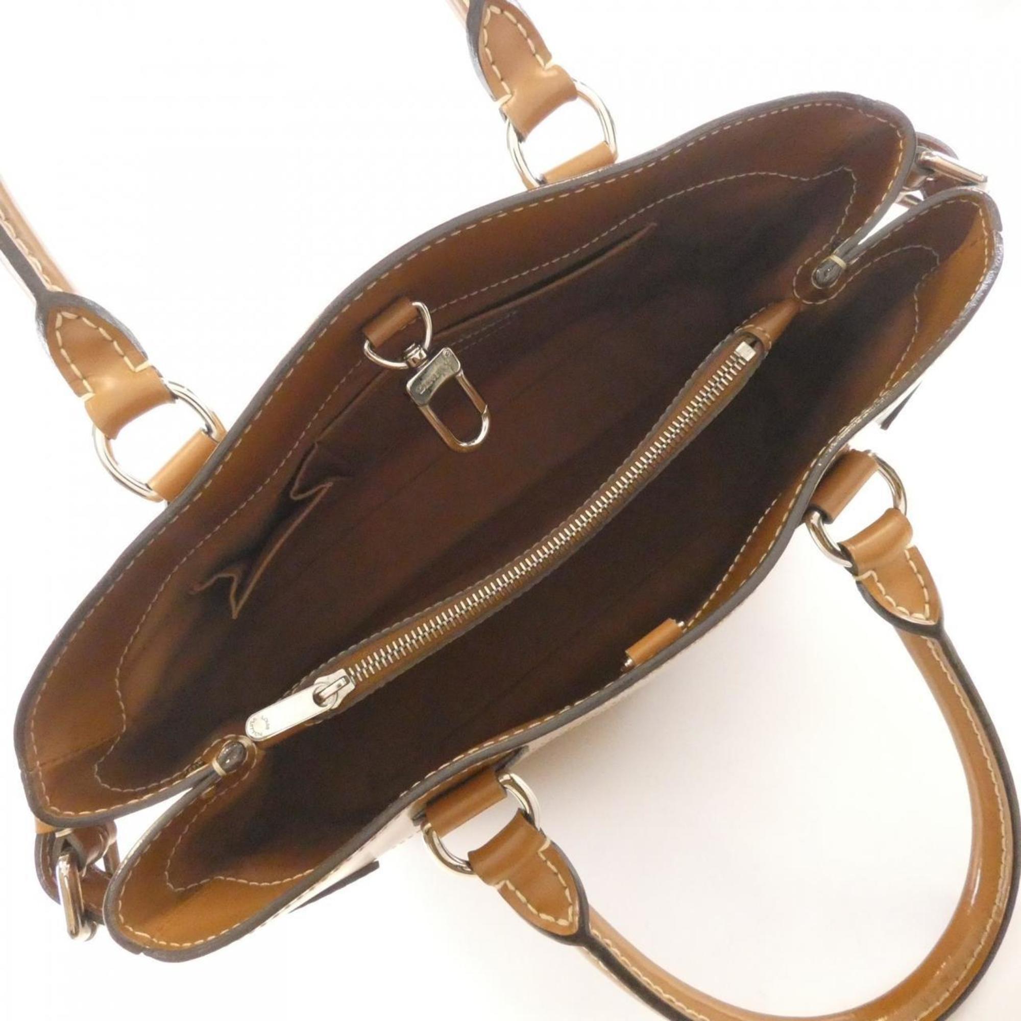 Louis Vuitton Camel Leather Handbag