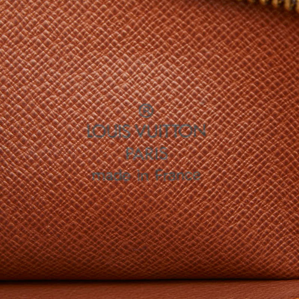 Louis Vuitton Brown Pvc Leather Shoulder Bag
