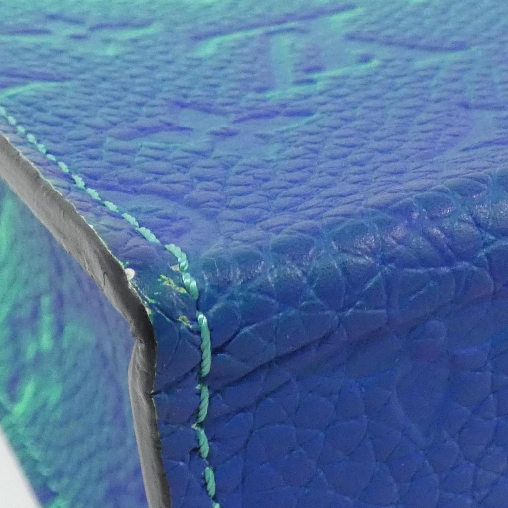 Louis Vuitton Blue Leather Shoulder Bag