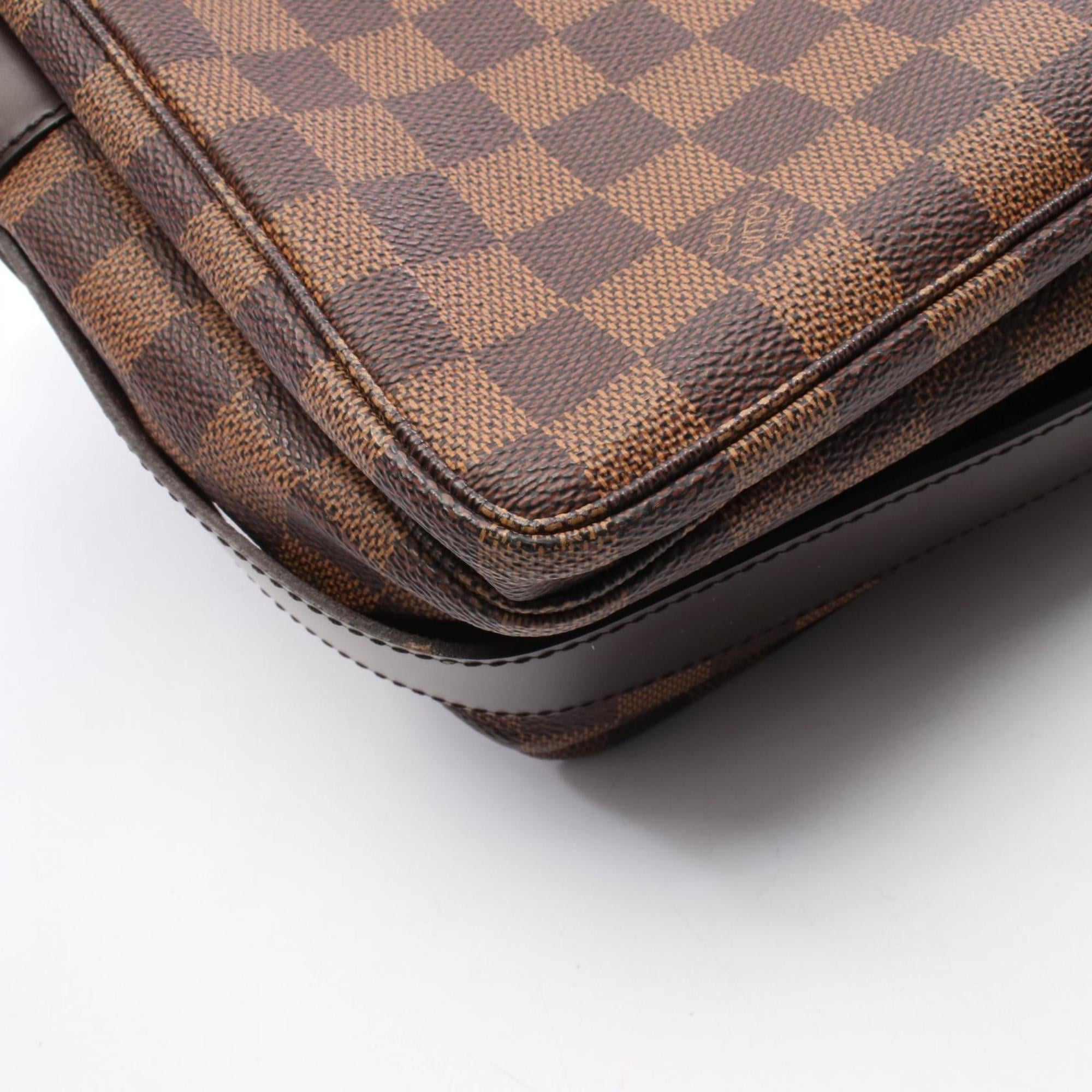 Louis Vuitton Brown Damier Canvas Ebene Coated Canvas Leather Shoulder Bag
