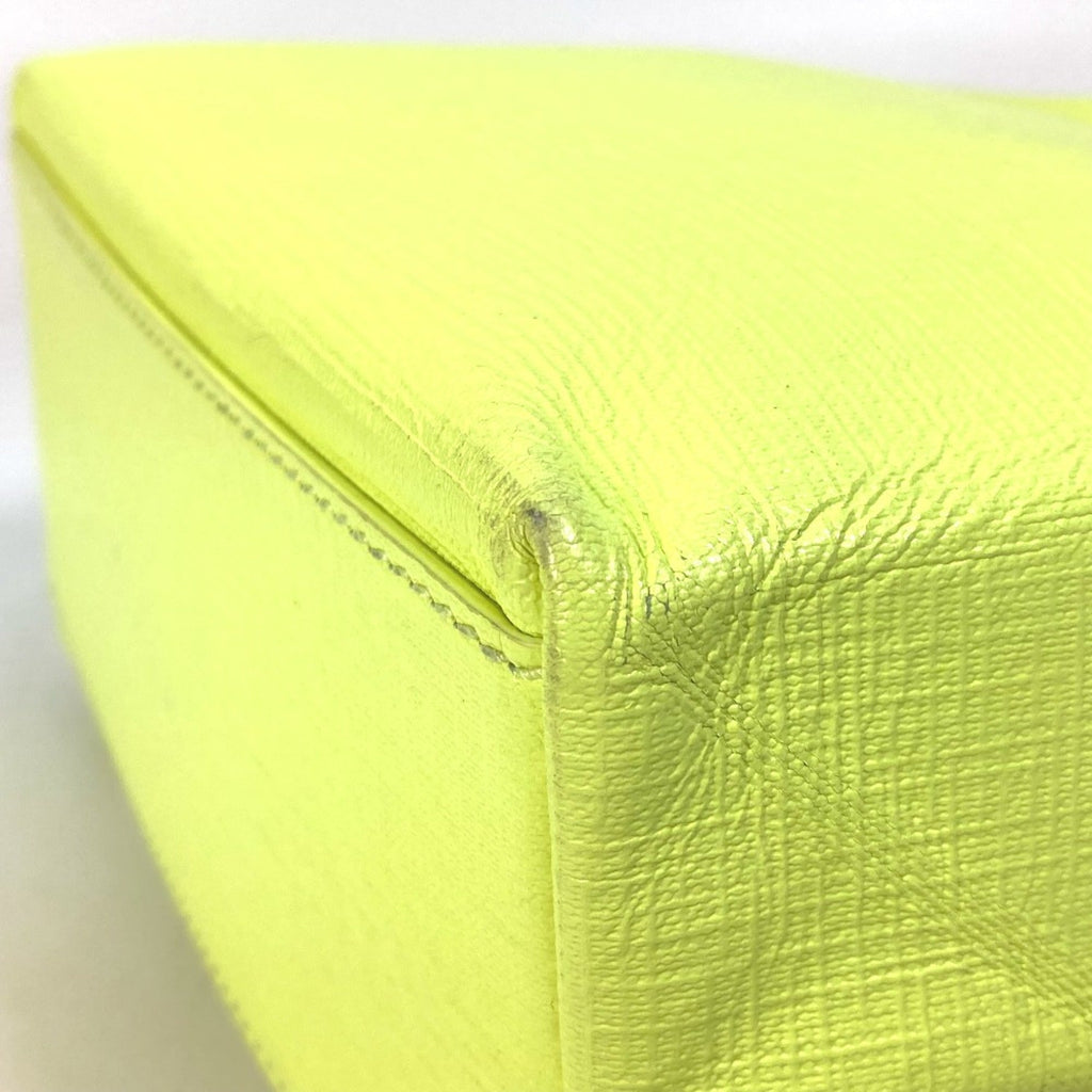 Balenciaga Yellow Leather Tote