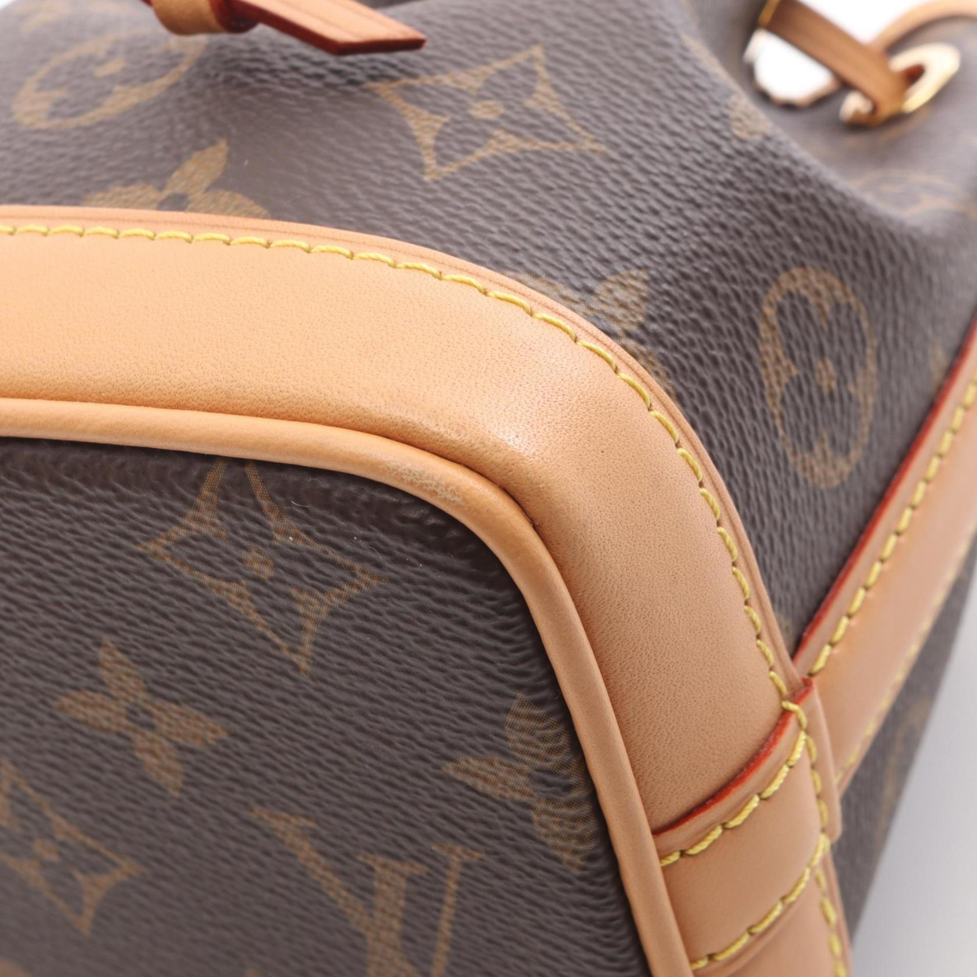 Louis Vuitton Brown Pvc Coated Canvas Leather Handbag