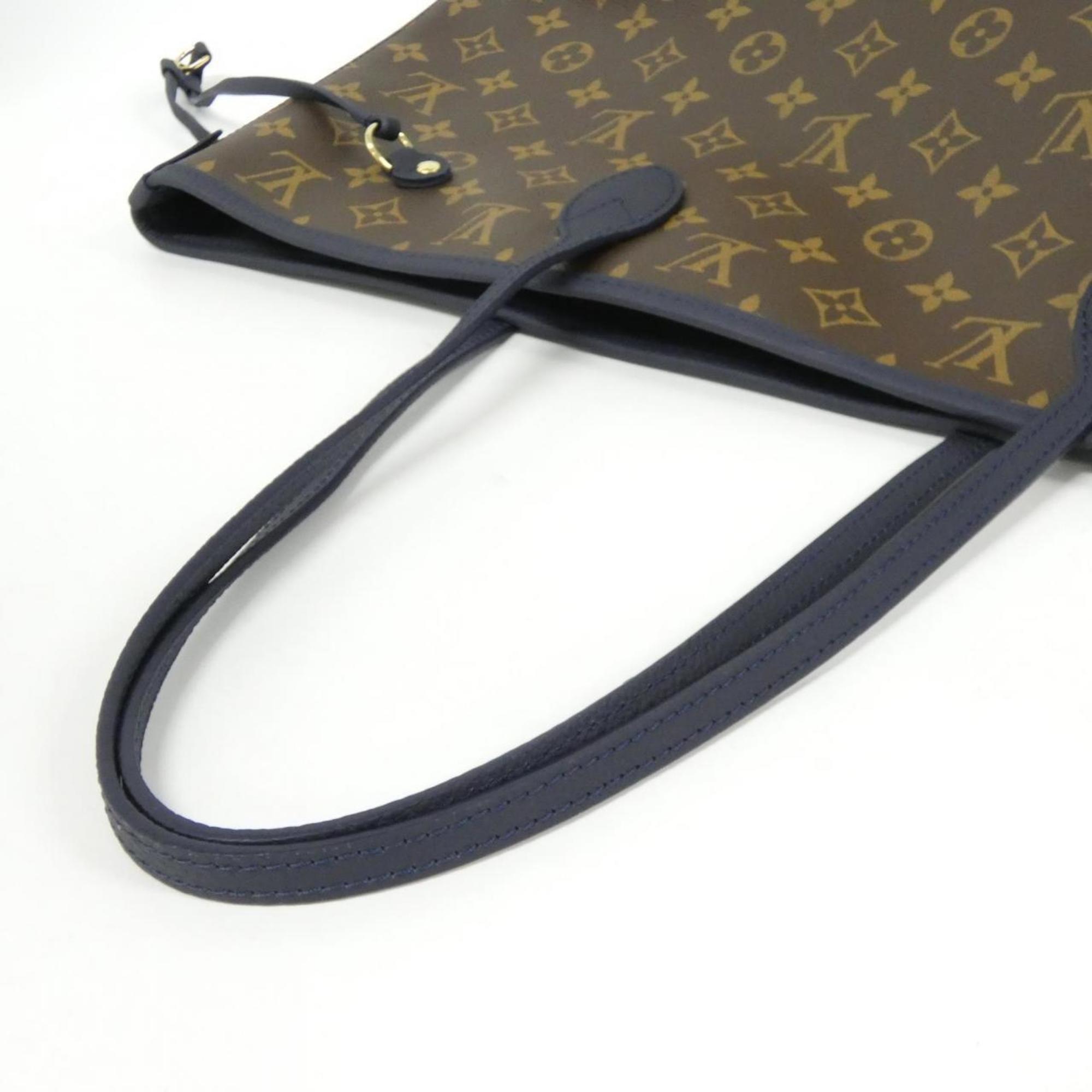 Louis Vuitton Marron Coated Canvas Handbag Pouch
