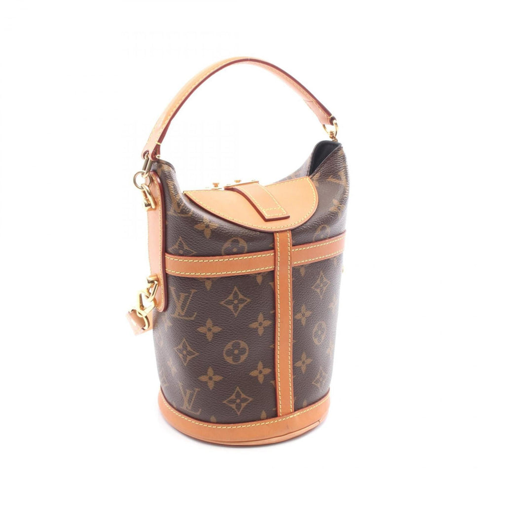 Louis Vuitton Brown Monogram Coated Canvas Leather Handbag