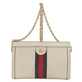 Gucci White Leather Shoulder Bag (Pre-Owned)